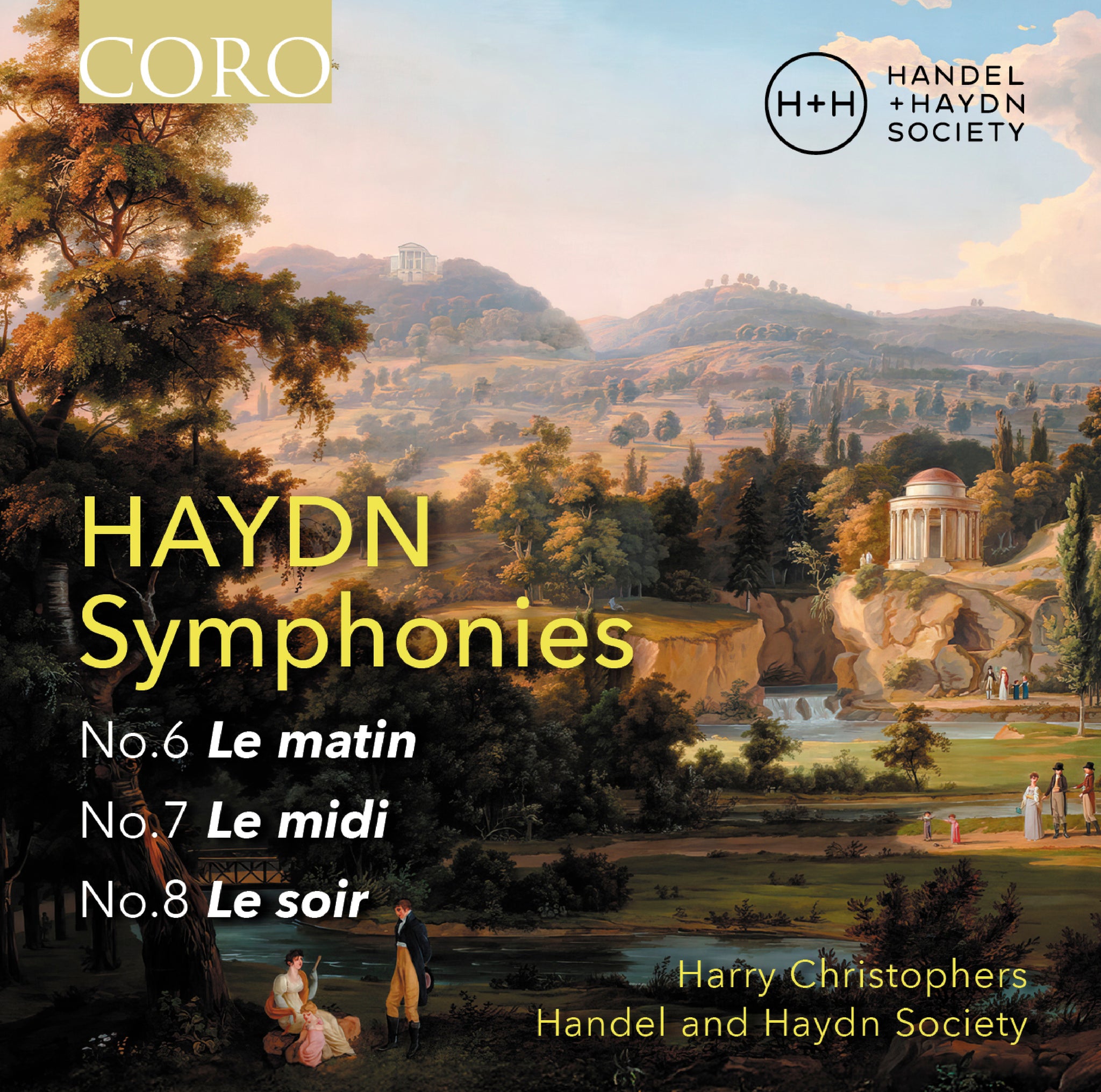 Haydn Symphonies 6, 7 & 8 (Le matin, Le midi, Le soir). Album by